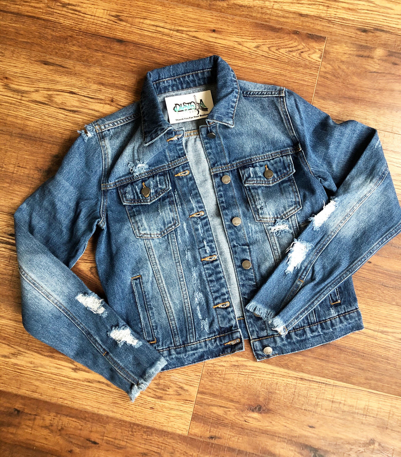 Sherpa-lined Hooded Denim Jacket from Hollister on 21 Buttons